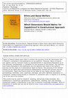 Research paper thumbnail of Which Dimensions Should Matter for Capabilities? A Constitutional Approach, Ethics and Social Welfare (2014)