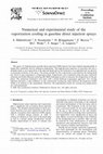 Research paper thumbnail of Numerical and experimental study of the vaporization cooling in gasoline direct injection sprays