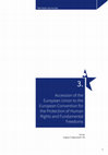 Research paper thumbnail of Accession of the European Union to the European Convention for the Protection of Human Rights and Fundamental Freedoms