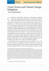 Research paper thumbnail of Treaty Norms and Climate Change Mitigation