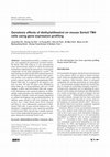 Research paper thumbnail of Genotoxic effects of diethylstilbestrol on mouse Sertoli TM4 cells using gene expression profiling