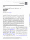 Research paper thumbnail of The Relationship Between Coping and Job Performance