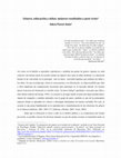 Research paper thumbnail of Género, educación y niñas: mejores resultados y peor trato