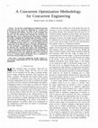 Research paper thumbnail of A concurrent optimization methodology for concurrent engineering