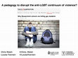 Research paper thumbnail of A pedagogy to disrupt the anti-LGBT continuum of violence?