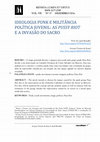 Research paper thumbnail of IDEOLOGIA PUNK E MILITÂNCIA POLÍTICA JUVENIL: AS PUSSY RIOT E A INVASÃO DO SACRO