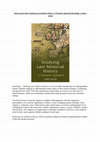 Research paper thumbnail of Book Launch 2016 Studying Late Medieval History, A Thematic Approach.docx