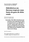 Research paper thumbnail of Hidrelétricas em florestas tropicais como fontes de gases de efeito estufa