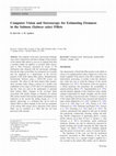 Research paper thumbnail of Computer Vision and Stereoscopy for Estimating Firmness in the Salmon (Salmon salar) Fillets