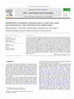 Research paper thumbnail of Quantification of enzymatic browning kinetics in pear slices using non-homogenous L∗ color information from digital images