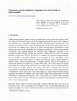 Research paper thumbnail of Telepresence and the Posthuman: Pedagogical Tact and the limits of Representability