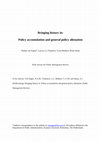 Research paper thumbnail of Bringing history in: Policy accumulation and general policy alienation