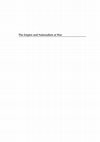 Research paper thumbnail of The Empire and Nationalism at War