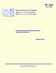 Research paper thumbnail of La Predicci�n de la Insolvencia de Empresas Chilenas