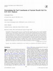 Research paper thumbnail of Determining the fuel constituents of ancient hearth ash via ICP-AES analysis