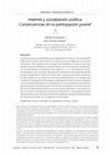 Research paper thumbnail of Internet y socialización política. Consecuencias en la participación juvenil