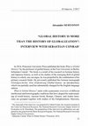 Research paper thumbnail of interview with Sebastian Conrad Ab Imperio 1 2017.pdf