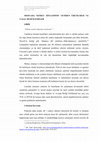 Research paper thumbnail of Medyada Nefret Söyleminin Yeniden Üretilmesi ve Yasal Düzenlemeler