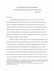 Research paper thumbnail of Law and Economics and the Role of Explanation:  A Comment on Guido Calabresi, The Future of Law and Economics