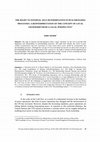 Research paper thumbnail of THE RIGHT TO INTERNAL SELF-DETERMINATION IN PEACEBUILDING PROCESSES: A REINTERPRETATION OF THE CONCEPT OF LOCAL OWNERSHIP FROM A LEGAL PERSPECTIVE