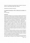 Research paper thumbnail of La Cooperación Internacional en 2016: el difícil paso de las palabras a la acción