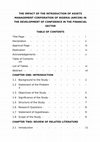 Research paper thumbnail of THE IMPACT OF THE INTRODUCTION OF ASSETS MANAGEMENT CORPORATION OF NIGERIA IN THE DEVELOPMENT OF CONFIDENCE.docx