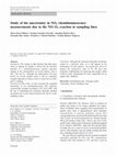 Research paper thumbnail of Study of the uncertainty in NO 2 chemiluminescence measurements due to the NO-O 3 reaction in sampling lines