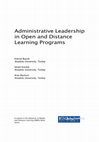 Research paper thumbnail of Administrative Leadership in Open and Distance Learning Programs