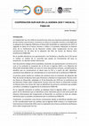 Research paper thumbnail of COOPERACIÓN SUR-SUR EN LA AGENDA 2030 Y HACIA EL PABA+40