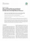 Research paper thumbnail of Effect of Different HTM Layers and Electrical Parameters on ZnO Nanorod-Based Lead-Free Perovskite Solar Cell for High-Efficiency Performance