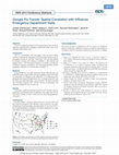 Research paper thumbnail of Google Flu Trends: Spatial Correlation with Influenza Emergency Department Visits