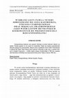 Research paper thumbnail of Wybrane listy Pawła Tetery adresowane do Jana Kazimierza, Stefana Czarnieckiego oraz Mikołaja Prażmowskiego jako wzór listów hetmańskich kierowanych do przedstawicieli Rzeczypospolitej