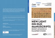 Research paper thumbnail of International Conference “New Light on Old Manuscripts: Recent Advances in Palimpsest Studies” (Vienna, 24-27 April 2018)