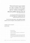 Research paper thumbnail of Gabriel David Samacá - Versos de amores que matan los odios malditos del yanqui opresor: música insurgente y discurso político de las farc-ep