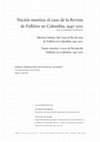 Research paper thumbnail of Nación mestiza: el caso de la Revista de Folklore en Colombia, 1947-2011