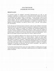 Research paper thumbnail of GUIA PARA HACER ANÁLISIS DE COYUNTURA