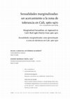 Research paper thumbnail of Sexualidades marginalizadas: un acercamiento a la zona de tolerancia en Cali, 1960-1970