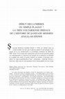 Research paper thumbnail of Début des Lumières ou simple plagiat? La très voltairienne préface de l’histoire de Şanizade Mehmed Ataullah Efendi