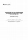 Research paper thumbnail of Assessment of Urban Services Deprivation in Punjab Pakistan: A District Level Spatial Comparative Analysis