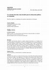 Research paper thumbnail of La extrema derecha como desafío para la educación política en Alemania