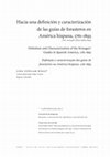 Research paper thumbnail of Hacia una definición y caracterización de las guías de forasteros en América hispana, 1761-1893