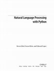 Research paper thumbnail of Natural Language Processing with python