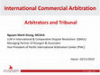 Research paper thumbnail of Trọng tài viên và Hội đồng trọng tài - Arbitrators and Arbitral Tribunal