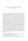 Research paper thumbnail of 3. Psychologie als naturphilosophische Seelenlehre: Albertus Magnus, De anima I 1