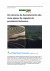 Research paper thumbnail of Desmatamento na Amazonia-O Governo ataca o Mensageiro