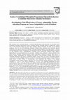 Research paper thumbnail of Investigation of the Effectiveness of Career Adaptability Psycho- education Program on Career Adaptability Levels of Students