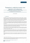 Research paper thumbnail of La vida de los Tratados. Transparencia y rendición de cuentas como imperativos de la democracia Intertemporalidad e interpretación de tratados a 50 años de la adopción de la Convención de Viena