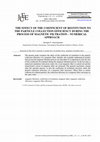 Research paper thumbnail of THE EFFECT OF THE COEFFICIENT OF RESTITUTION TO THE PARTICLE COLLECTION EFFICIENCY DURING THE PROCESS OF MAGNETIC FILTRATION – NUMERICAL APPROACH