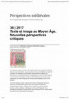 Research paper thumbnail of Perspectives médiévales 38. Texte et image au Moyen Âge. Nouvelles perspectives critiques