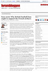 Research paper thumbnail of Euro 2016: Why British football fans ought to support the French strikers